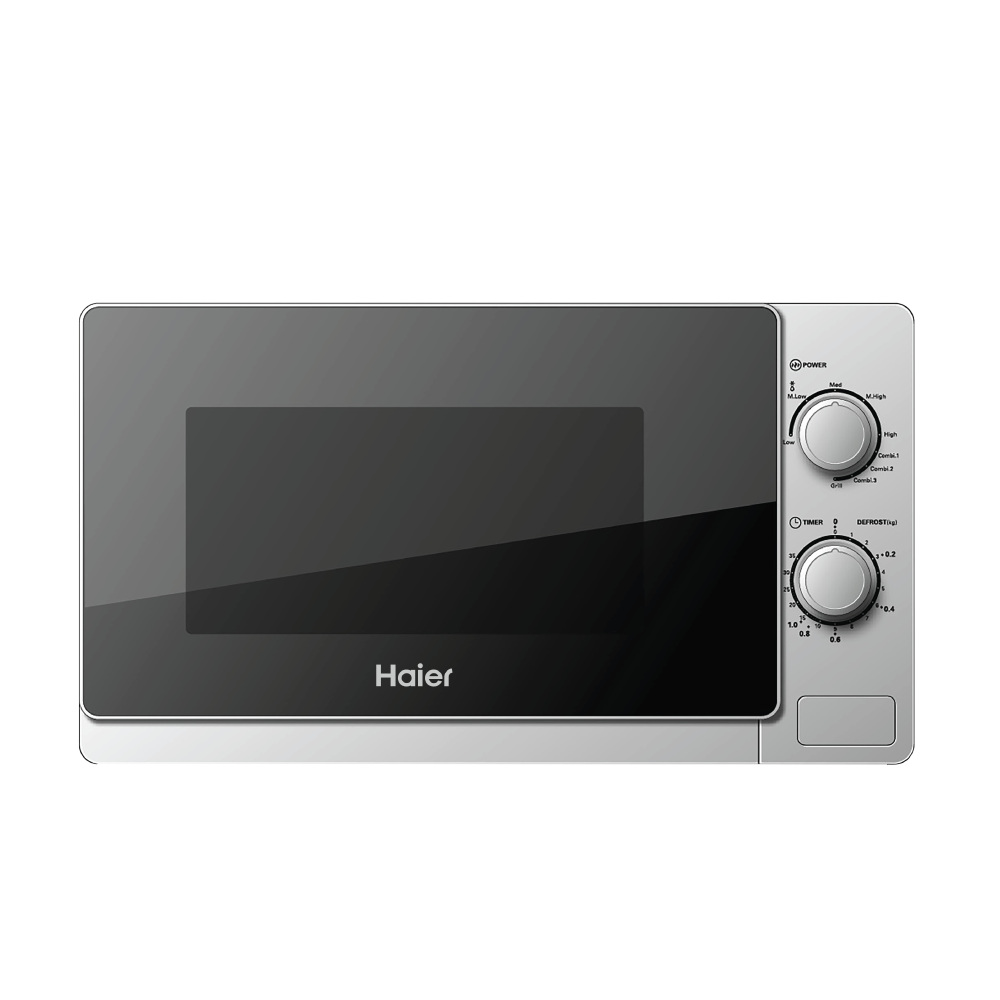 Haier 20L Grill Microwave with Curvaceous Glass Door Design