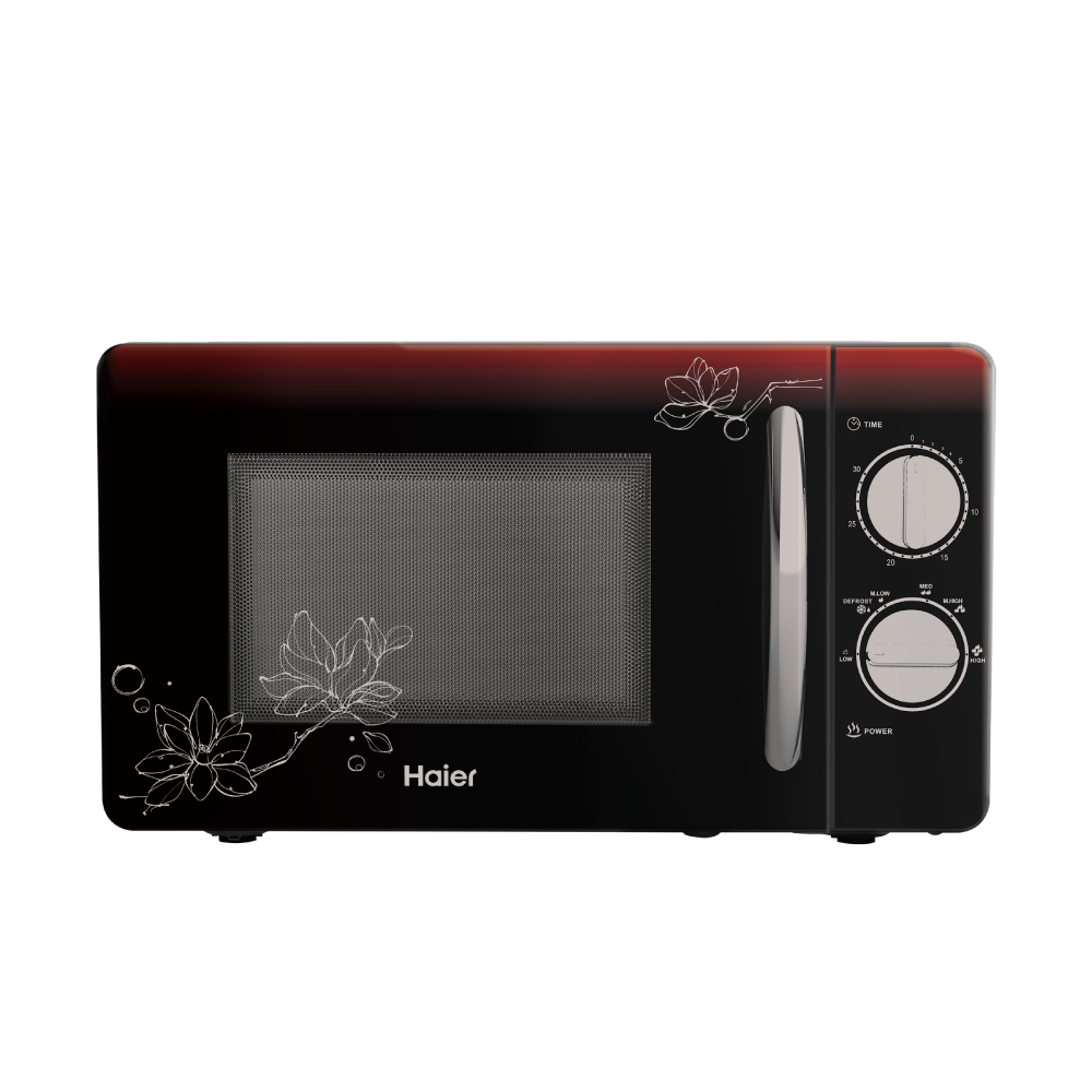 Haier 20L Black Solo Microwave Oven