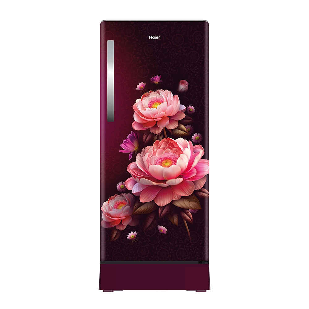Haier 190 L  5 Star  Red Blossom  Single Door Refrigerator