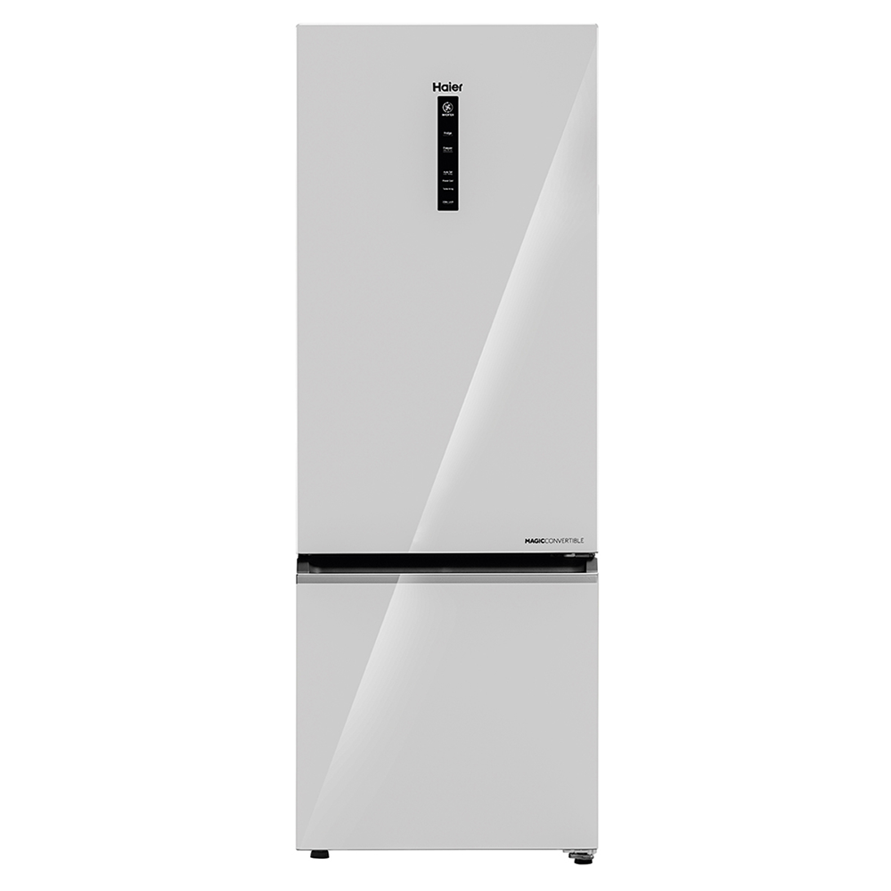 Haier 325 L 2 Star  Mirror Glass  Bottom Mount Refrigerator